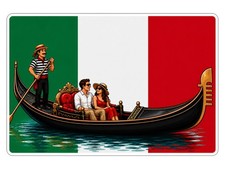 Italy Italian Flag Decal Sticker Car Laptop Binder Locker Bottle Window