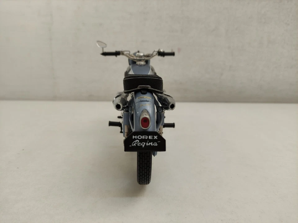 Schuco Modellino Moto Horex Regina 350 1953 ? Azzuro Metallic Scala 1/10-I20 - Immagine 4 di 4