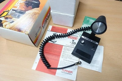 Turner +3B Telex microphone in original box & documents, wired Icom TRX 8 pins - Photo 1/4