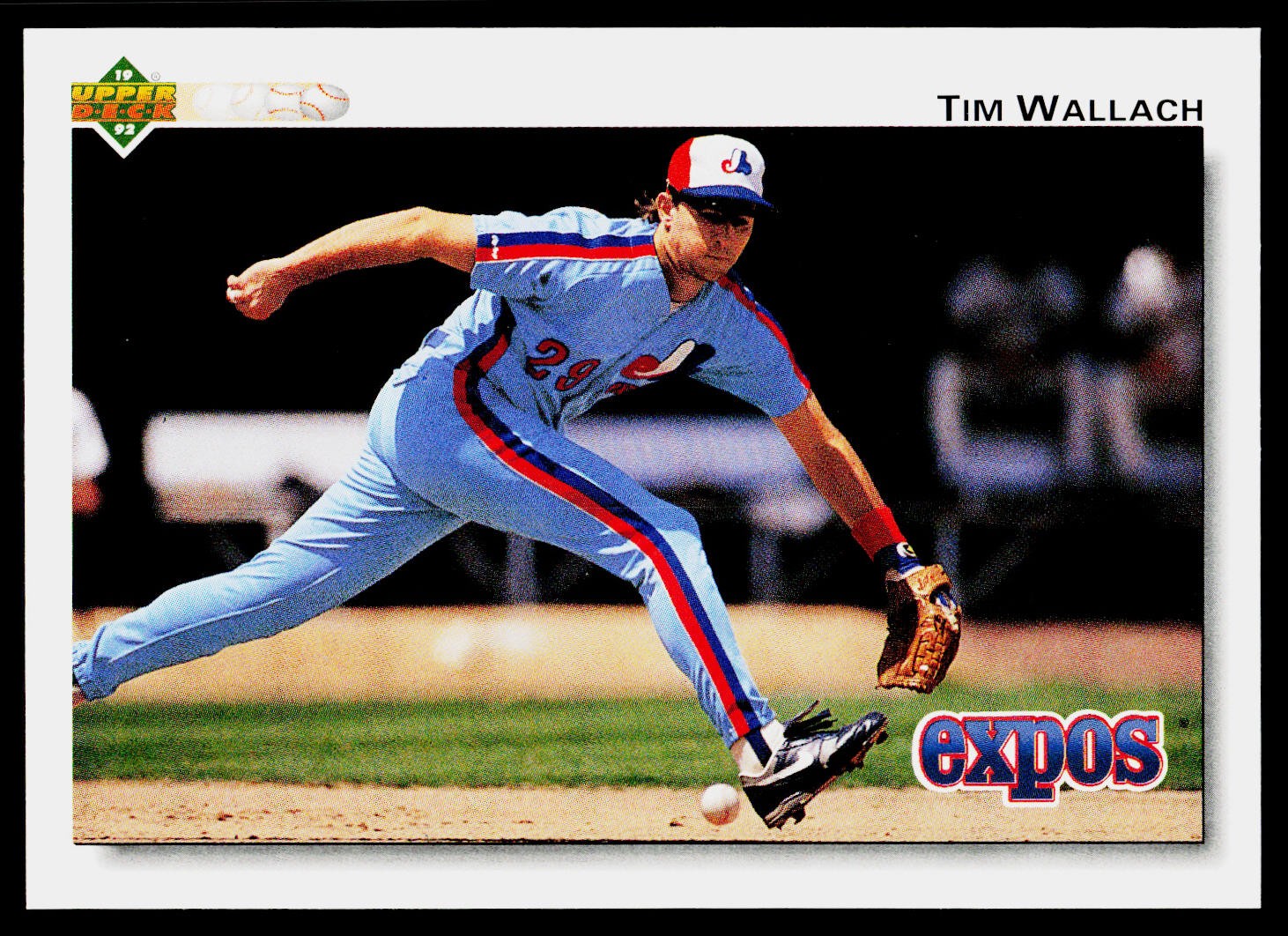 Tim Wallach, 1992 Upper Deck, #228, Montreal Expos,