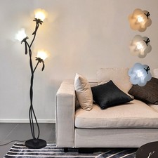 Black Swan Neck Floor Lamp with LED