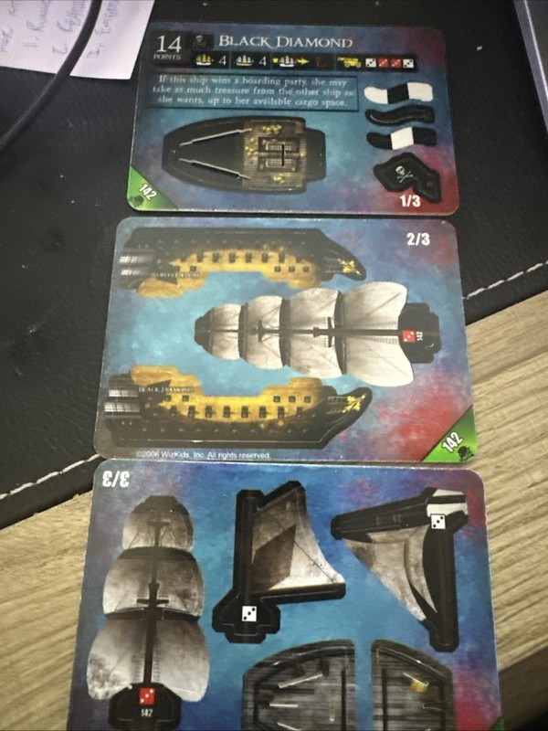 Wizkids Pirates CSG DJC 142 Black Diamond