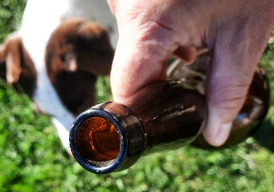 Antique Ladies Leg Bottle!