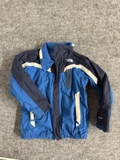 The North Face Jacket Boys Medium Blue 10 12 Windbreaker Rain Hyvent Zip N102