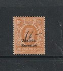 1918 Uganda Revenue Bft:47 10c Orange. Very Fine Used Revenue.