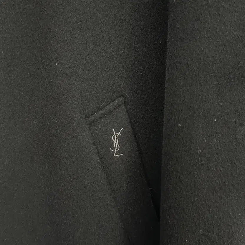 Saint Laurent Black Cashmere Coat (Size 105) thumbnail 7