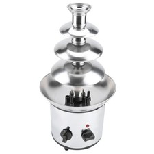 4 Tiers Electric Chocolate Melting Machine Fondue Maker Fountain