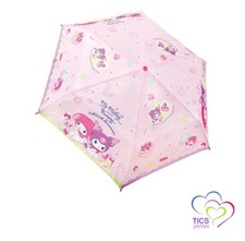 My Melody Kuromi Folding Umbrella 53cm Hand Opening Sanrio Cute 50th Anniversary