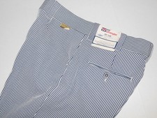 Mr. Wrangler new Knit Flare Pants size 30 x 32 Blue Stripe NWT 1970's Vintage