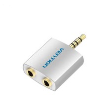 3.5mm Stereo Audio Splitter with Earphone Adapter for Computer Headphone Tablet