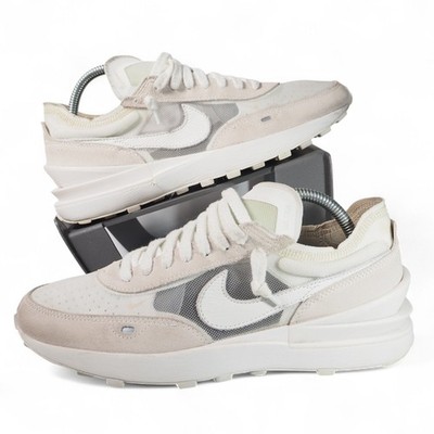 Nike by You Waffle One Casual Sneakers Women's 10 White / Off White DJ0976-991