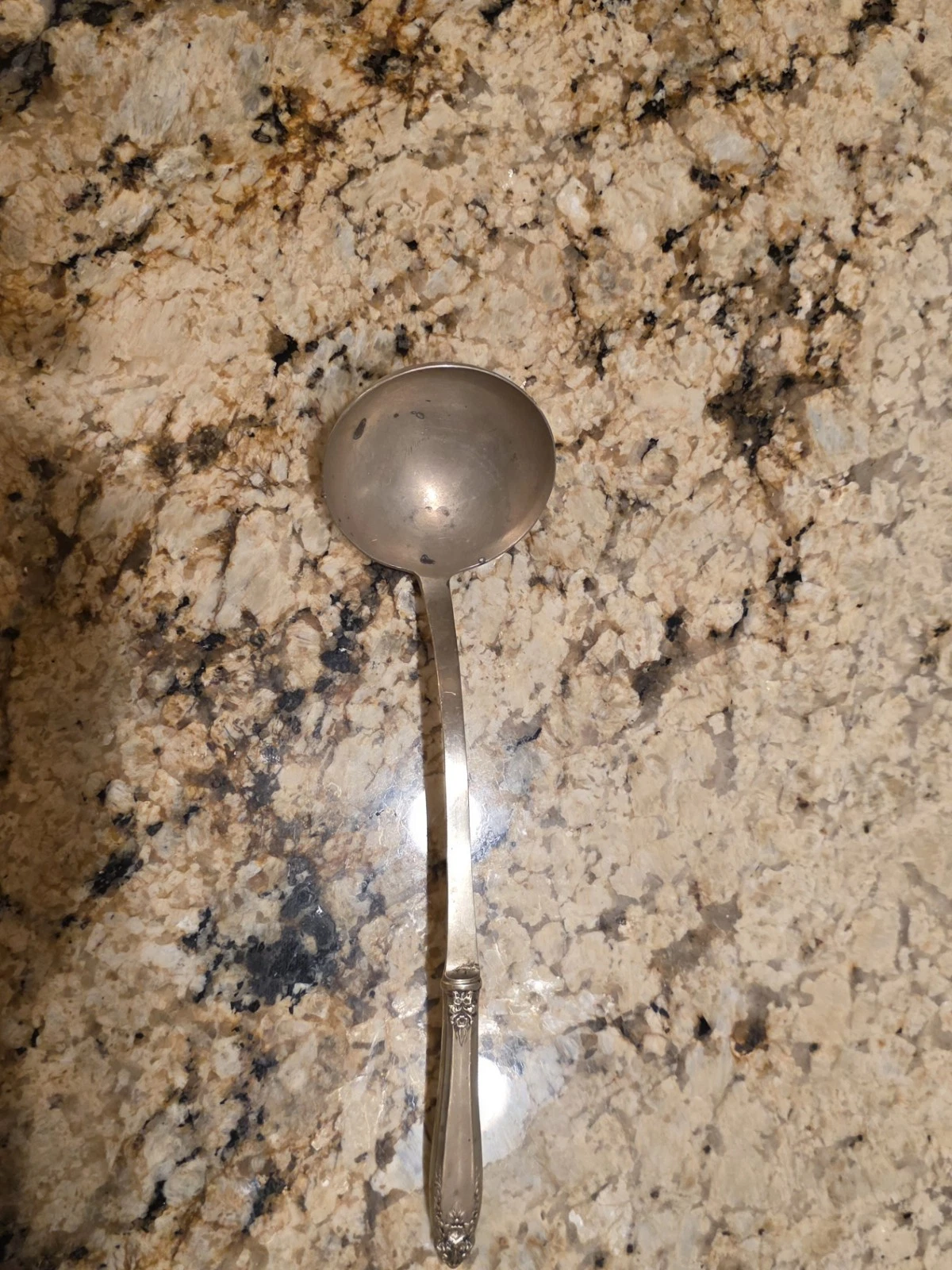 Vintage Nickel Silver Ladle