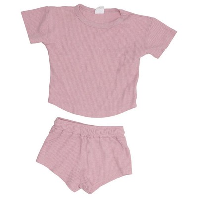 Bebe Ola, Set, Größe: 86, Pink, Streifen, Rippenstrick #gZ7