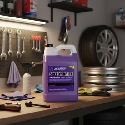 Pro Grade Wheel & Tire Acid Cleaner, 1 Gallon - Chrome & Coated Whe