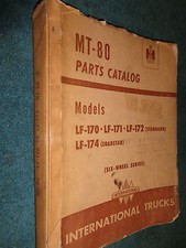 1950-1953 International Truck Parts Catalog Original Ih Mt-80 Book 52 51
