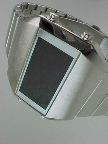 Rare old style modern futuristic 70s seventies space age mens led  watch