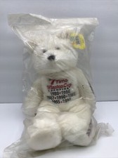Gold 'N Bears Plush White Bear Dale Earnhardt 7 Time Winston Cup Champion Sealed