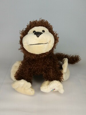 GANZ Webkins Cheeky Monkey Beanie Plush Stuffed Animal Toy