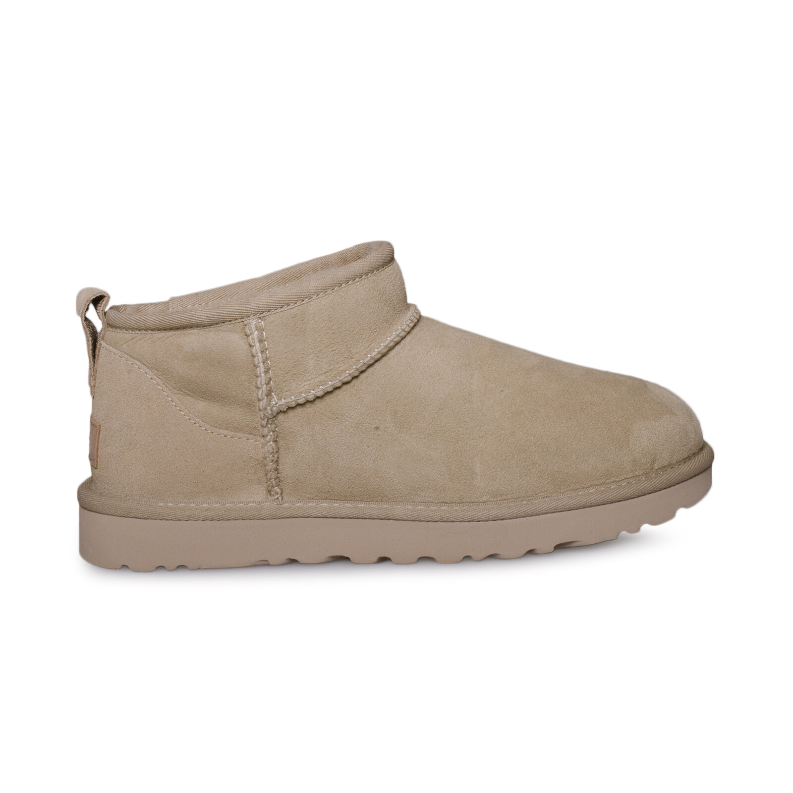 UGG ULTRA MINI MUSTARD SEED SUEDE FUR 