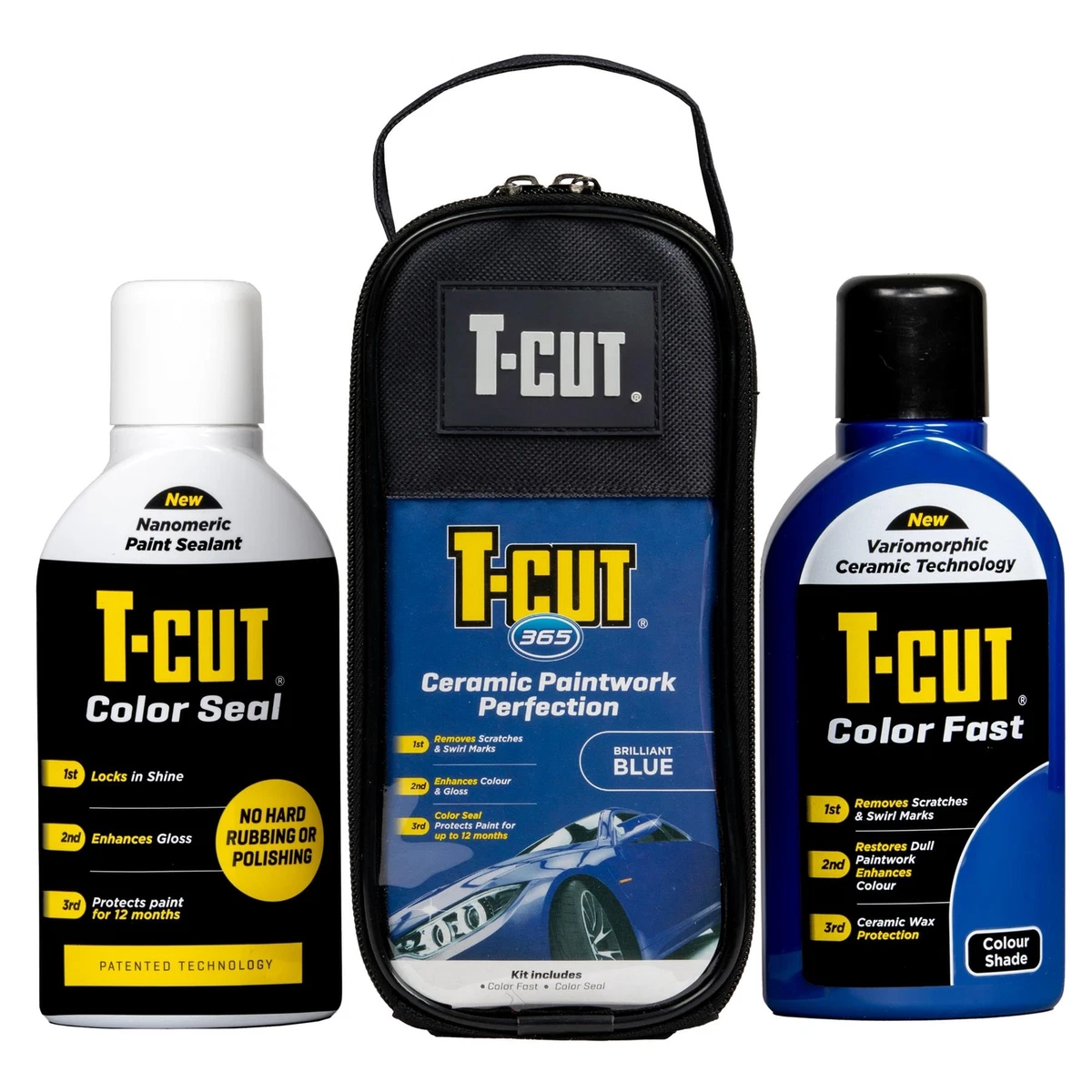 T Cut Color Fast Blue Ceramic Wax Polish Scratch Remover 500ml