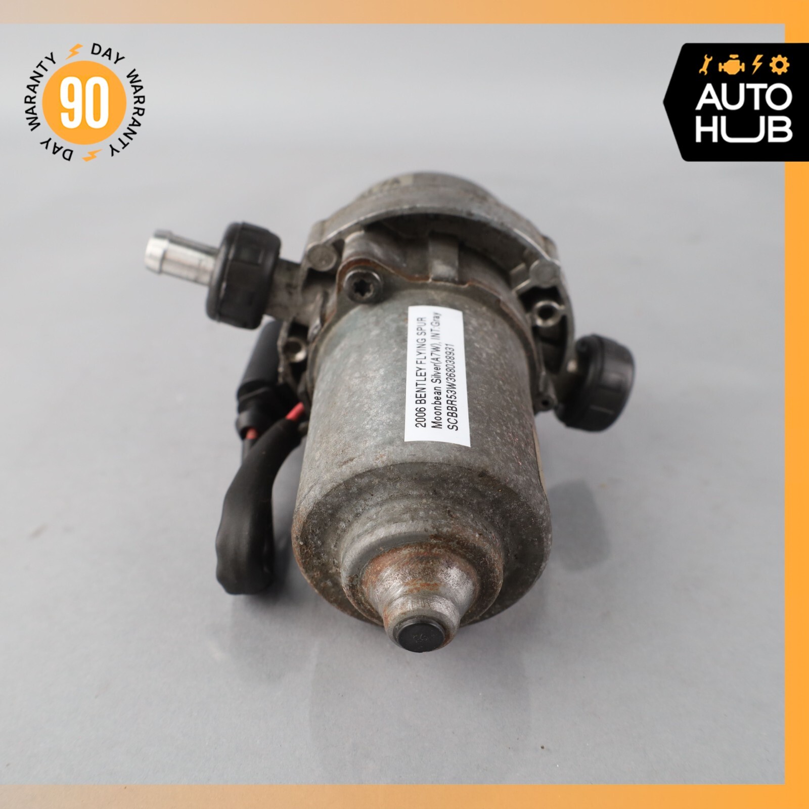 03-12 Bentley Continental Flying Spur GT GTC Brake Booster Vacuum Pump OEM 53k