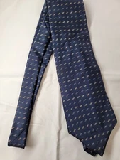 Neo Bill Blass Mens Formal Necktie 56"Lx4"W Navy Neck Tie