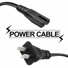 Aprelco 5ft UL 2 Prong Power Cord Cable For Vizio TV E500I-A1 E701I-A3 E601I-A3