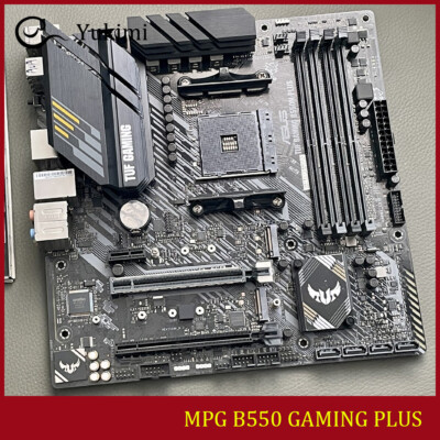 FOR MSI MPG B550 GAMING PLUS DDR4*4 AMD 128GB HDMI DisplayPort Motherboard Test
