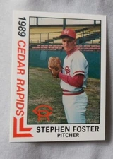 1989 Best Cedar Rapids Reds Baseball Card Pick one