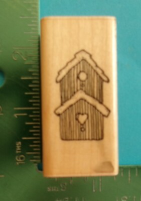 LITTLE BIRDHOUSE Rubber Stamp by DOTS | eBay