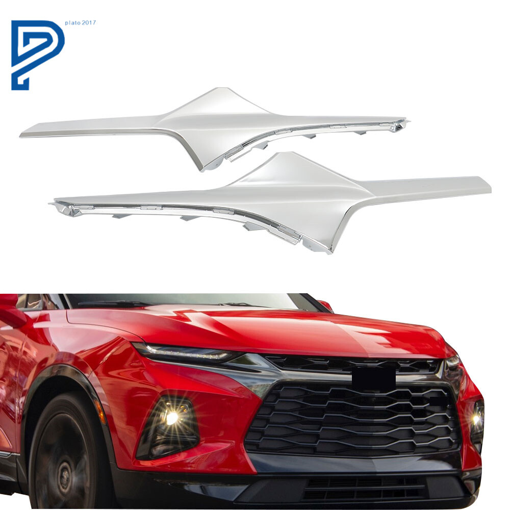 For Chevy Blazer 2019 2020 2021 Front Upper Grille Molding Chrome Trim ...