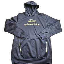 Seattle Seahawks NFL Team Apparel Youth Hoodie XL 18 Blue Pullover Long Sleeve