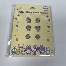 3 PAIRS HELLO KITTY AND FRIENDS SANRIO CLAIRE'S BUNNY EASTER ENAMEL EARRINGS NWT