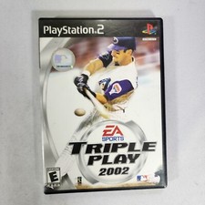 Triple Play 2002 (Sony PlayStation 2) PS2 GAME COMPLETE with MANUAL TESTED