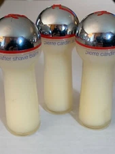 3 PIERRE CARDIN MENS AFTER SHAVE BALM~3 Bottles~1 oz ea~BRAND NEW~Authentic~RARE