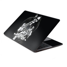 Skin Decal Wrap for MacBook Pro 13" Retina Touch Skull girl Gangster