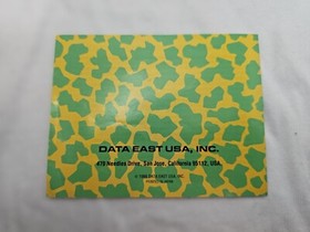 Cobra Command NES Complete Original Box & Manual Authentic Tested 