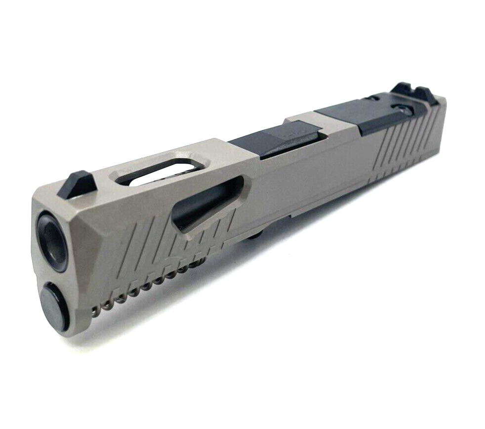 High Table Glock 43 43x Complete W3 Nickel Slide Micro RMSC Cut