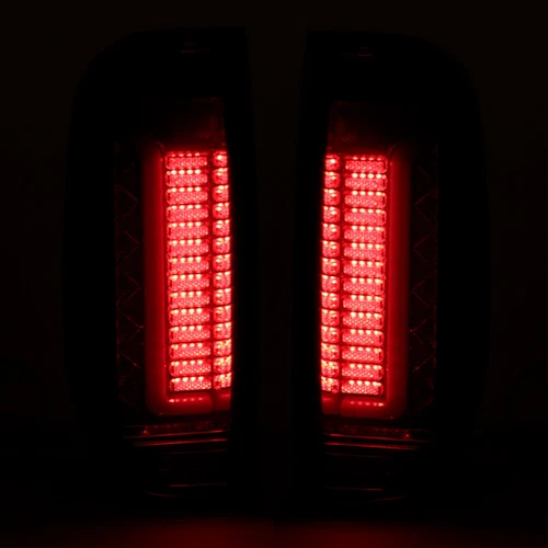 Pair Dynamic LED Smoked Rear Tail Lights Lamps For Nissan Navara D40 2004-2014 - Picture 12 of 20