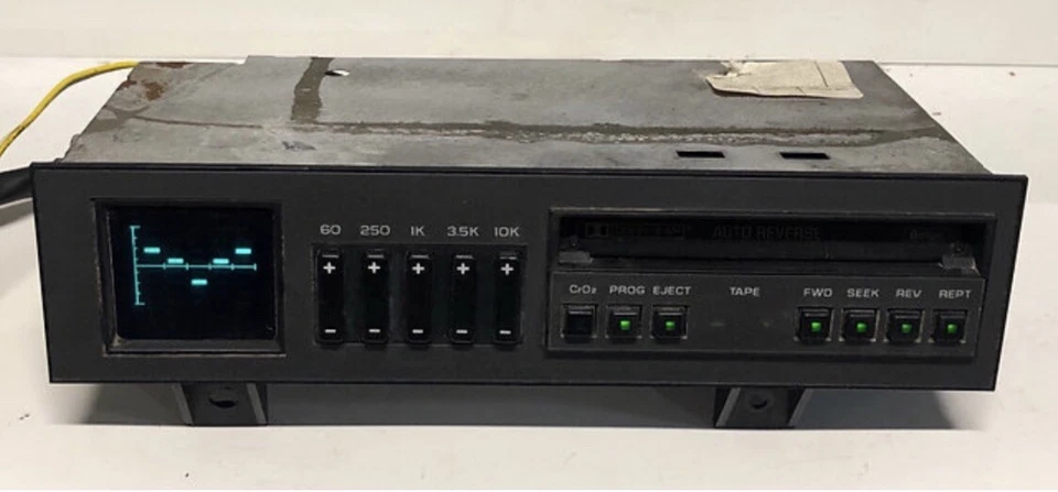 88-94 Chevy GMC equalizador de fábrica cassete suburbano Silverado Tahoe preto BOTÃO - Imagem 2 de 4