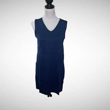 H by Halston Sleeveless V-Neck Tunic with Slits Size Small