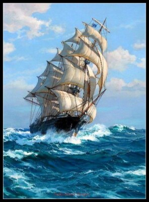 Homeward Bound - Counted Cross Stitch Patterns - Color & BW Symbols