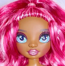 Rainbow High Series 3 Daria Roselyn Nude Articulated Fashion Doll Pink Hair