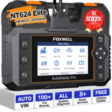 FOXWELL NT624 Elite All System OBD2 Scanner Diagnostic Tool SRS ABS Bleeding Oil