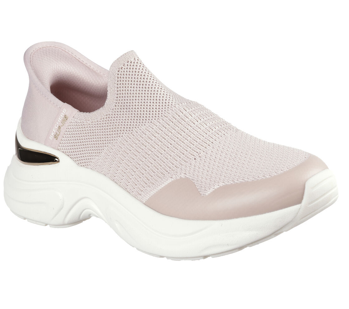 Skechers Slip Ins Shoes Women's Pink Memory Foam Sport Hand