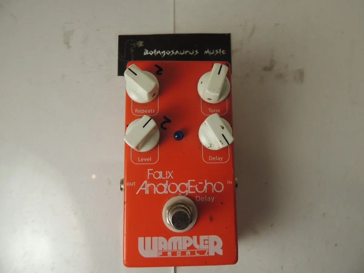 Wampler Faux Analog Echo Delay Effects Pedal Free USA Shipping