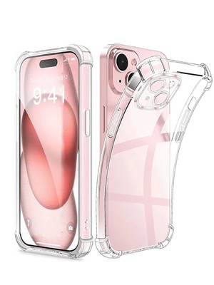 Stoßfeste transparente TPU Handyhülle für iPhone 16 Pro Max Galaxy S25 Ultra
