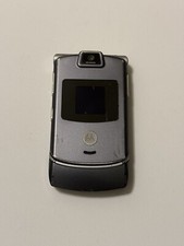Motorola RAZR V3c Gray Silver Flip Phone Verizon Original Rare As-Is Unit A36 