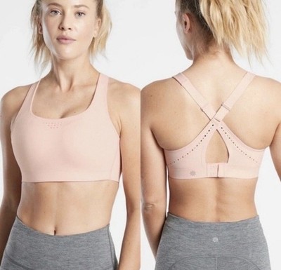 NWT Athleta Sports Phenomena Bra 32DD Pink Molded Cups High Impact