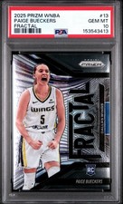 2025 Panini Prizm WNBA - Paige Bueckers - Fractal #13 Wings RC PSA 10